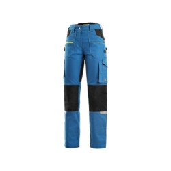 Spodnie CXS STRETCH, damskie, niebiesko-czarne