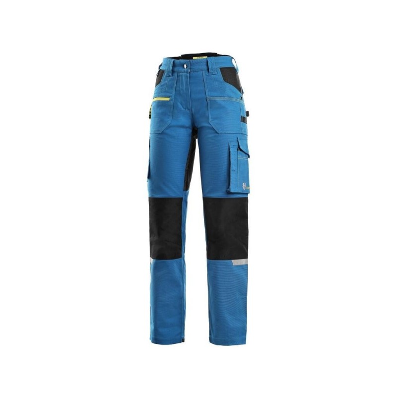 Spodnie CXS STRETCH, damskie, niebiesko-czarne