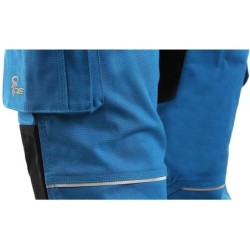 Spodnie CXS STRETCH, damskie, niebiesko-czarne