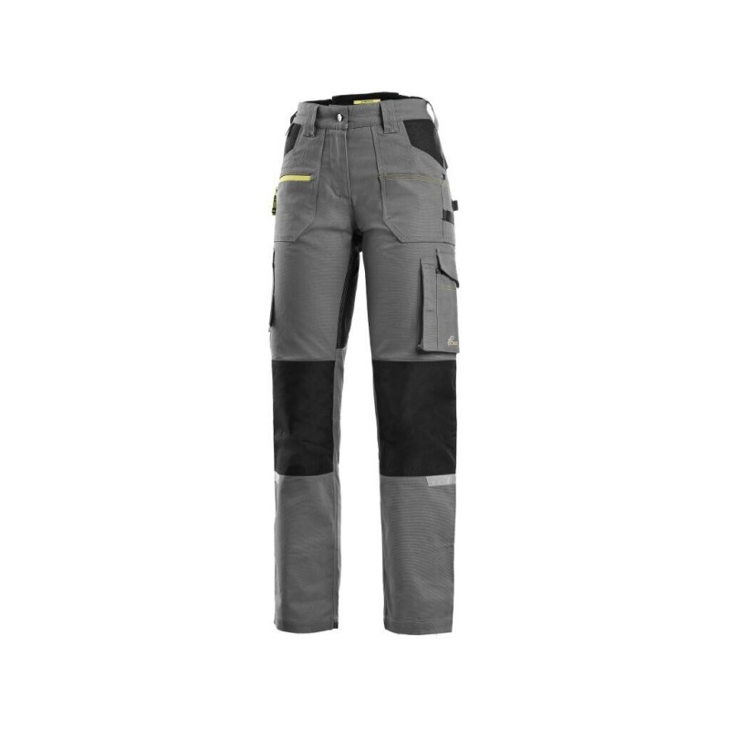 Spodnie CXS STRETCH, damskie, szaro-czarne