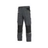 Spodnie CXS STRETCH, grafitowo-czarne