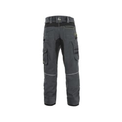 Spodnie CXS STRETCH, grafitowo-czarne