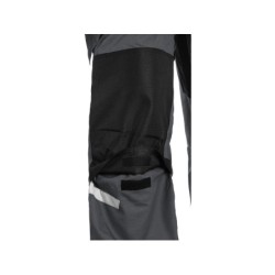 Spodnie CXS STRETCH, grafitowo-czarne