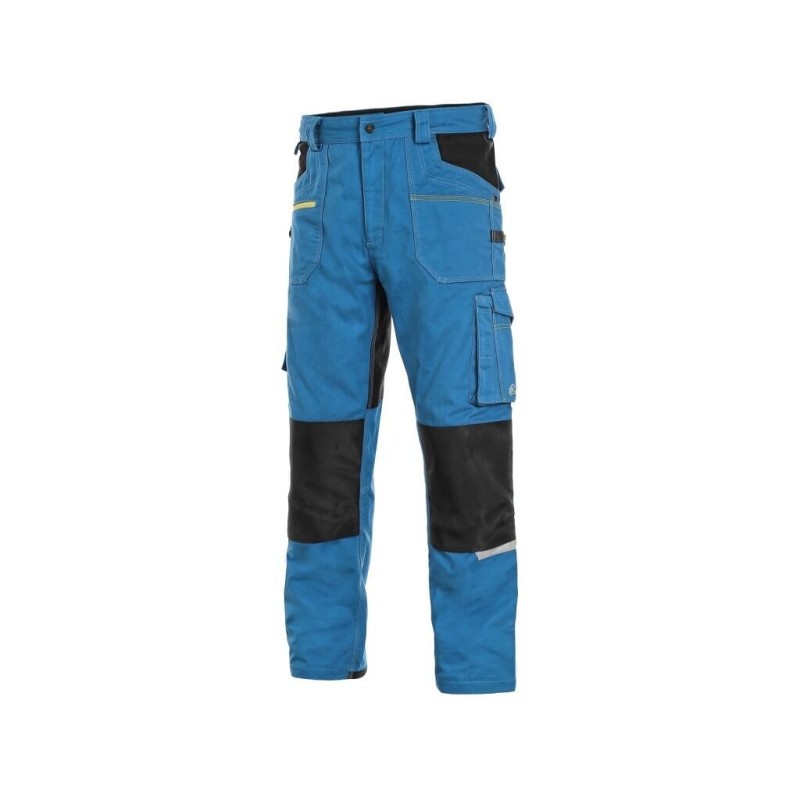 Spodnie CXS STRETCH, niebiesko-czarne