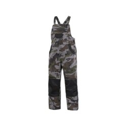 Spodnie ogrodniczki CXS CAMO, dziecięce