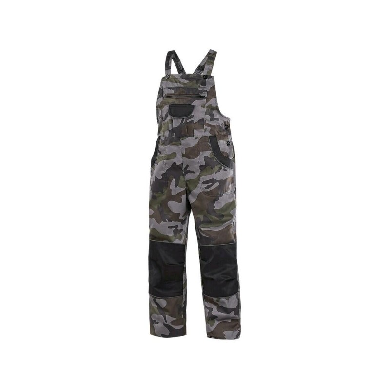 Spodnie ogrodniczki CXS CAMO, dziecięce