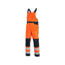 Spodnie ogrodniczki CXS HALIFAX, pomarańczowe