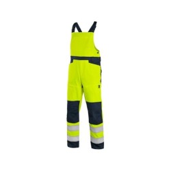 Spodnie ogrodniczki CXS HALIFAX, żółte