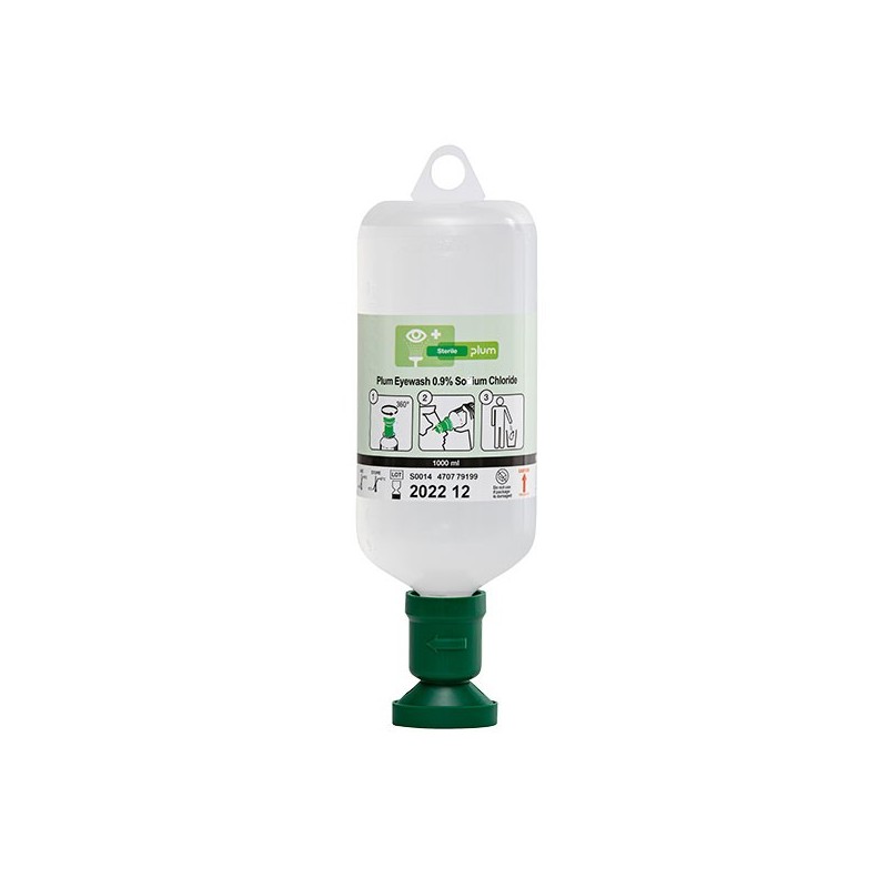 Plum Eyewash 0.9% 1000ml 4707 Plum Eyewash 0.9% 1000ml 4707