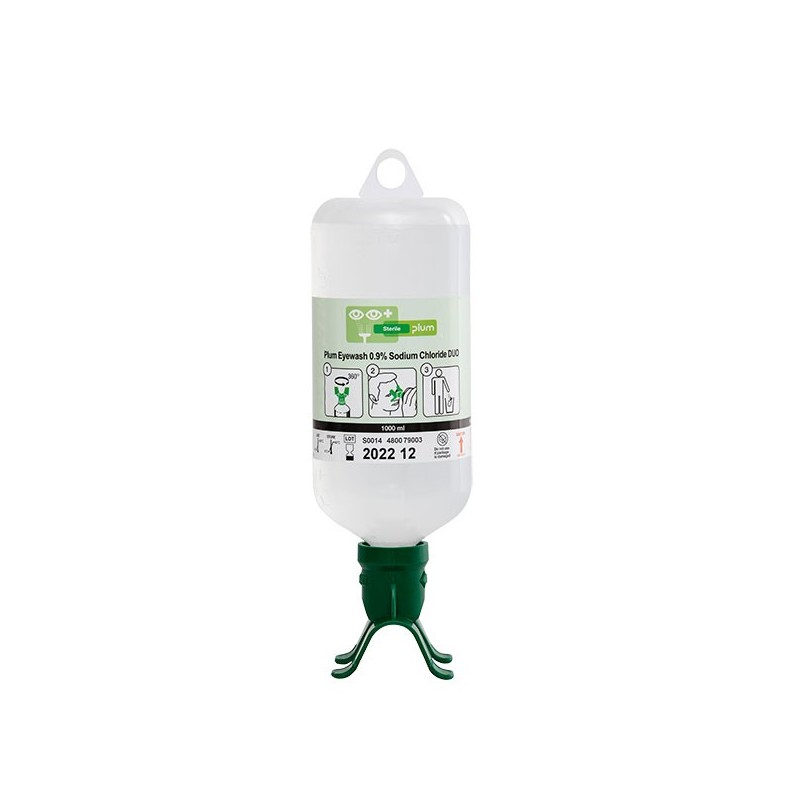 Plum Eyewash 0.9% DUO 1000ml 4800 Plum Eyewash 0.9% DUO 1000ml 4800