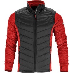 Bluza ocieplana Lahti L4013201, czerwono-czarna