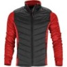 Bluza ocieplana Lahti L4013201, czerwono-czarna