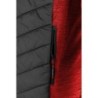 Bluza ocieplana Lahti L4013201, czerwono-czarna