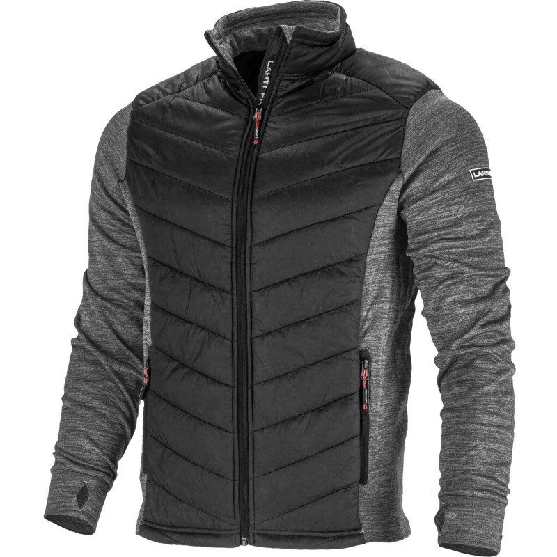 Bluza ocieplana Lahti L4012201, szaro-czarna