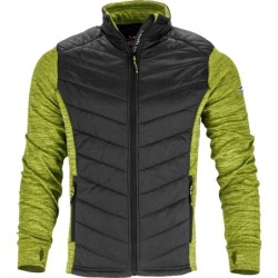 Bluza ocieplana Lahti L4012301, zielono-czarna