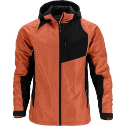 Kurtka softshell Lahti L4094901, pomarańczowo-czarna