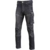 Spodnie jeansowe Lahti L4051701, czarne