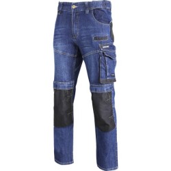 Spodnie jeansowe Lahti L4051001, niebieskie