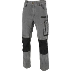 Spodnie jeansowe Lahti L4054201, szare