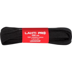 Sznurowadła Lahti L9040500, płaskie, czarne