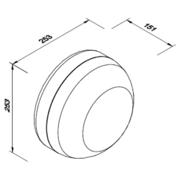 Pojemnik na papier toaletowy Cosmo White LCP5006B
