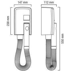 Suszarka do włosów 1500W Valera Heavy Duty biała 58321101