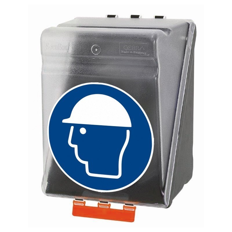 Pojemnik SecuBox Maxi przezroczysty - hełm Pojemnik SecuBox Maxi przezroczysty - hełm