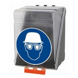 Pojemnik SecuBox Maxi przezroczysty - okulary i hełm
