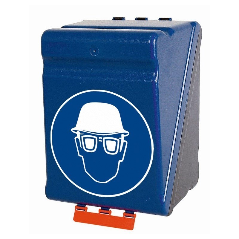 Pojemnik SecuBox Maxi niebieski - hełm i okulary Pojemnik SecuBox Maxi niebieski - hełm i okulary