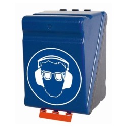 Pojemnik SecuBox Maxi niebieski - nauszniki i okulary