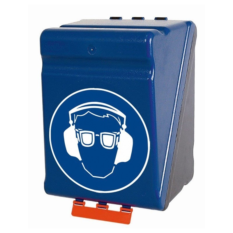 Pojemnik SecuBox Maxi niebieski - nauszniki i okulary Pojemnik SecuBox Maxi niebieski - nauszniki i okulary