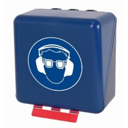 Pojemnik SecuBox Midi niebieski - okulary i nauszniki