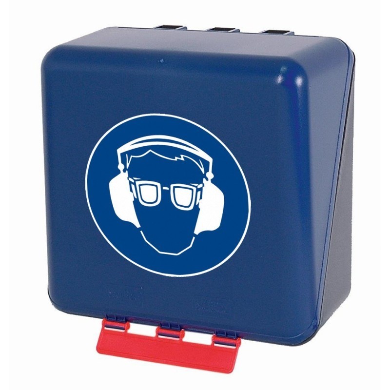 Pojemnik SecuBox Midi niebieski - okulary i nauszniki Pojemnik SecuBox Midi niebieski - okulary i nauszniki
