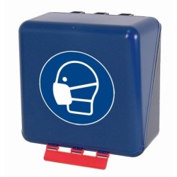 Pojemnik SecuBox Midi niebieski - półmaska