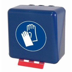 Pojemnik SecuBox Midi niebieski - rękawice
