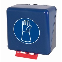 Pojemnik SecuBox Midi niebieski - rękawice spawalnicze