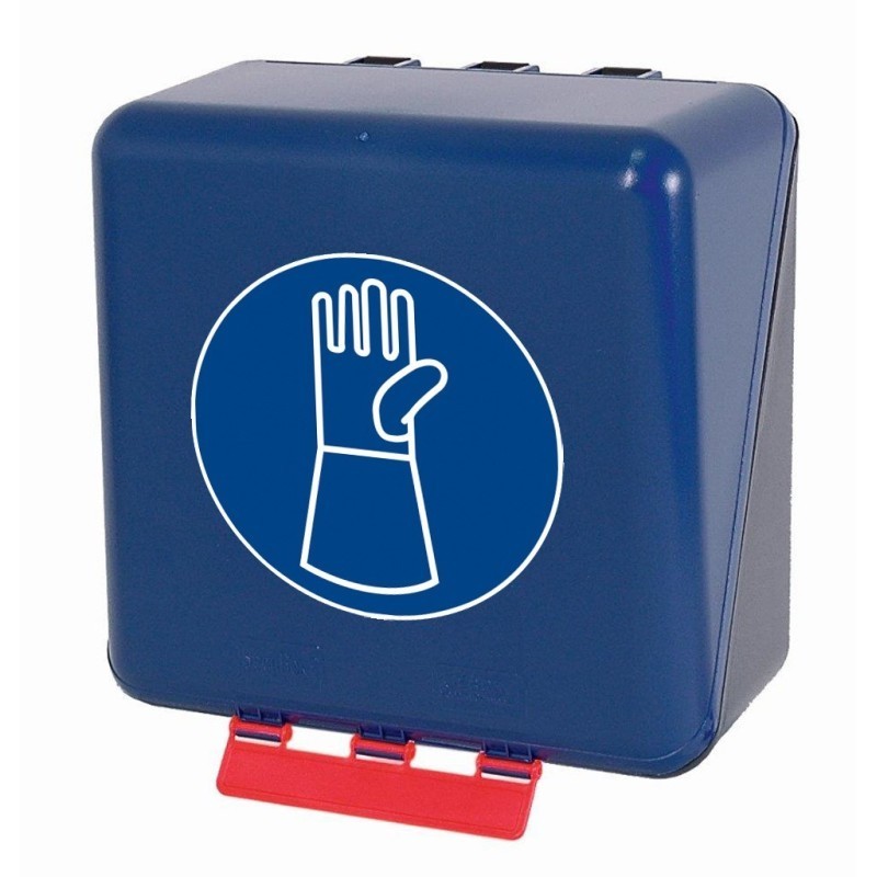 Pojemnik SecuBox Midi niebieski - rękawice spawalnicze Pojemnik SecuBox Midi niebieski - rękawice spawalnicze