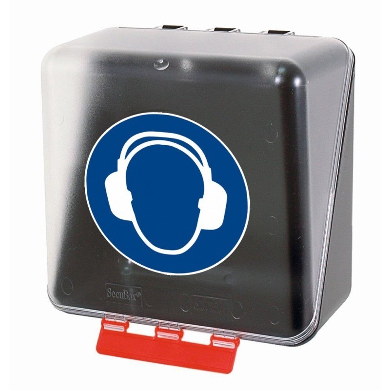 Pojemnik SecuBox Midi przezroczysty - nauszniki Pojemnik SecuBox Midi przezroczysty - nauszniki