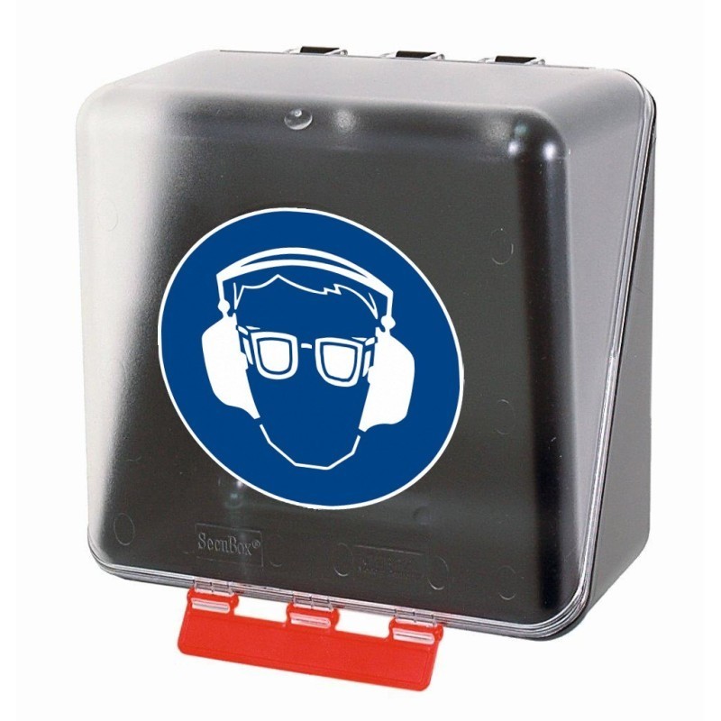 Pojemnik SecuBox Midi przezroczysty - okulary i nauszniki Pojemnik SecuBox Midi przezroczysty - okulary i nauszniki