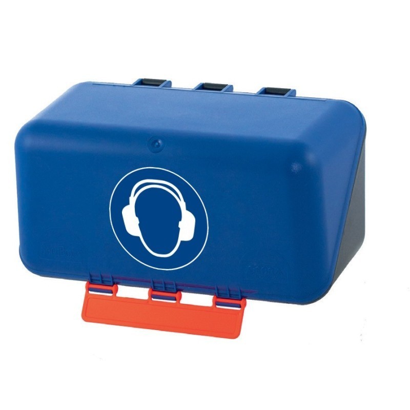 Pojemnik SecuBox Mini niebieski - nauszniki Pojemnik SecuBox Mini niebieski - nauszniki