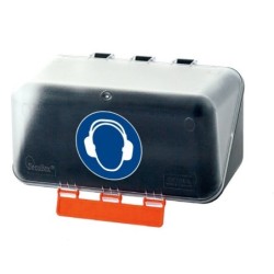 Pojemnik SecuBox Mini przezroczysty - nauszniki