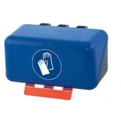 Pojemnik SecuBox Mini niebieski - rękawice