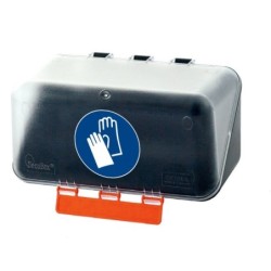 Pojemnik SecuBox Mini przezroczysty - rękawice