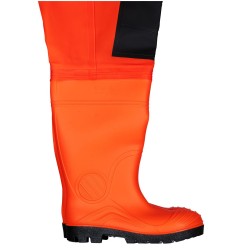 Spodniobuty MAX FLUO z kaloszami bezpiecznymi S5 SBM01