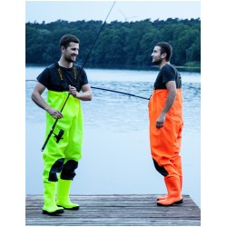 Spodniobuty MAX FLUO z kaloszami bezpiecznymi S5 SBM01