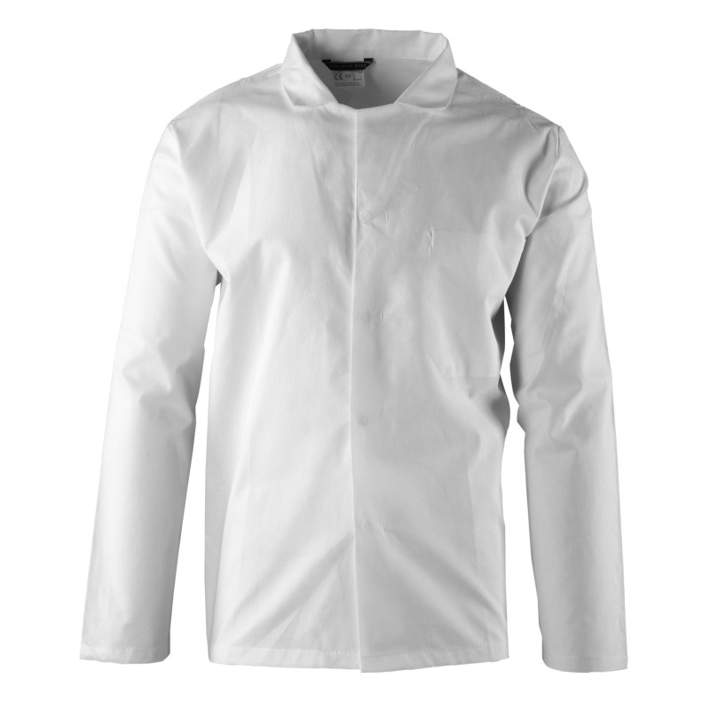 Bluza KRAJAN BIEL HACCP męska, rozpinana