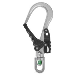 AZ 029SI - Zatrzaśnik zaczepowy z zapadką blokującą typu "EasyHook Open" z indykatorem upadku otwarcie 50 mm