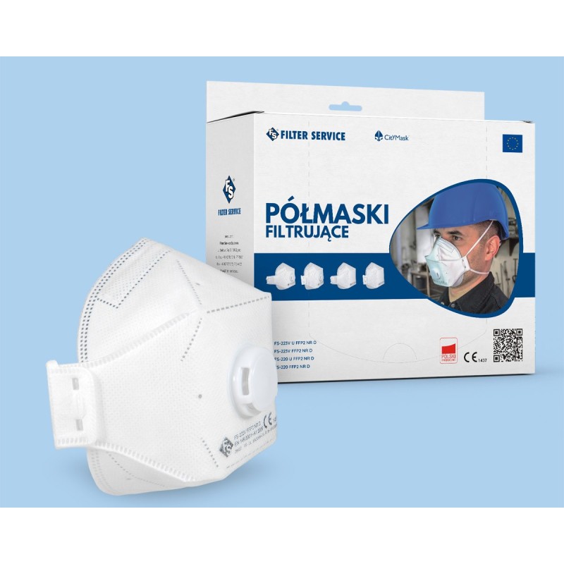 Półmaska filtrująca FS-223V FFP2 NR D