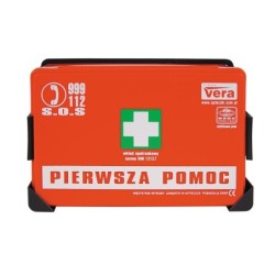 Przemysłowa apteczka pierwszej pomocy "STANDARD 13157" w pudełku z tworzywa Vera