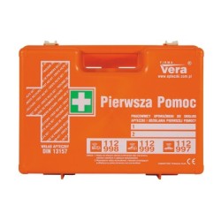 Przemysłowa apteczka pierwszej pomocy "TOP 10" 13157 w walizce z tworzywa ABS Vera